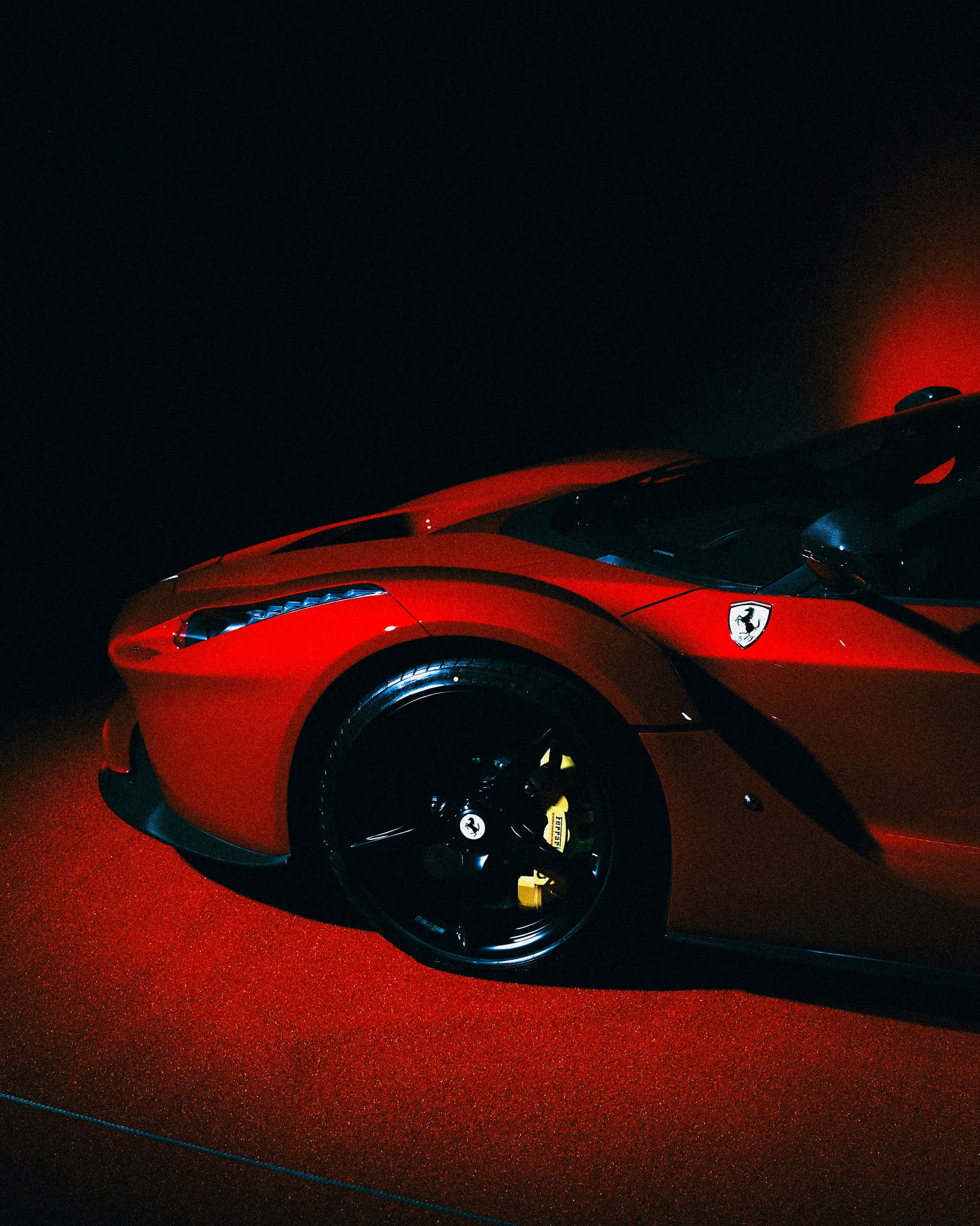 Ferrari in climate-controlled storage